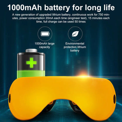 Masajeador de Ojos 8D para Alivio y Cuidado Visual – Ideal para Miopía, Astigmatismo y Fatiga Ocular