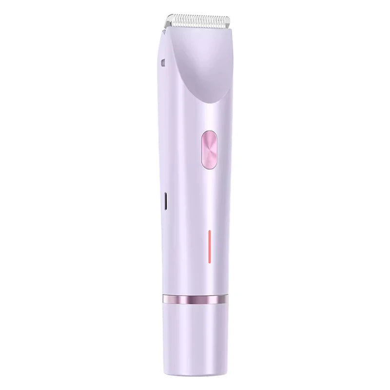 Afeitadora Eléctrica para Mujer - Electric Razor Woman Shaver Indolora, Depiladora Facial y Corporal para Piernas, Bikini y Vello Facial, Recortadora de Precisión sin Dolor