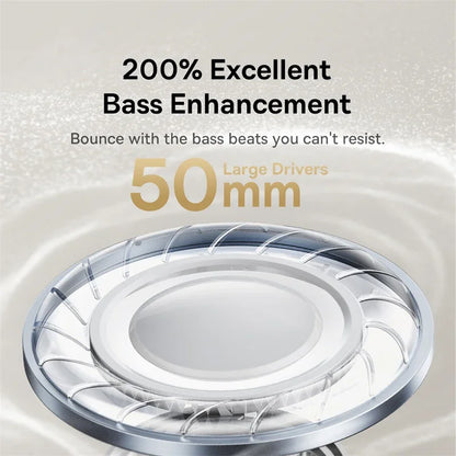 Baseus Bowie 30 Max con Cancelación de Ruido Activa (45dB), Audio Espacial 3D y Sonido de Alta Resolución (Hi-Res LDAC)