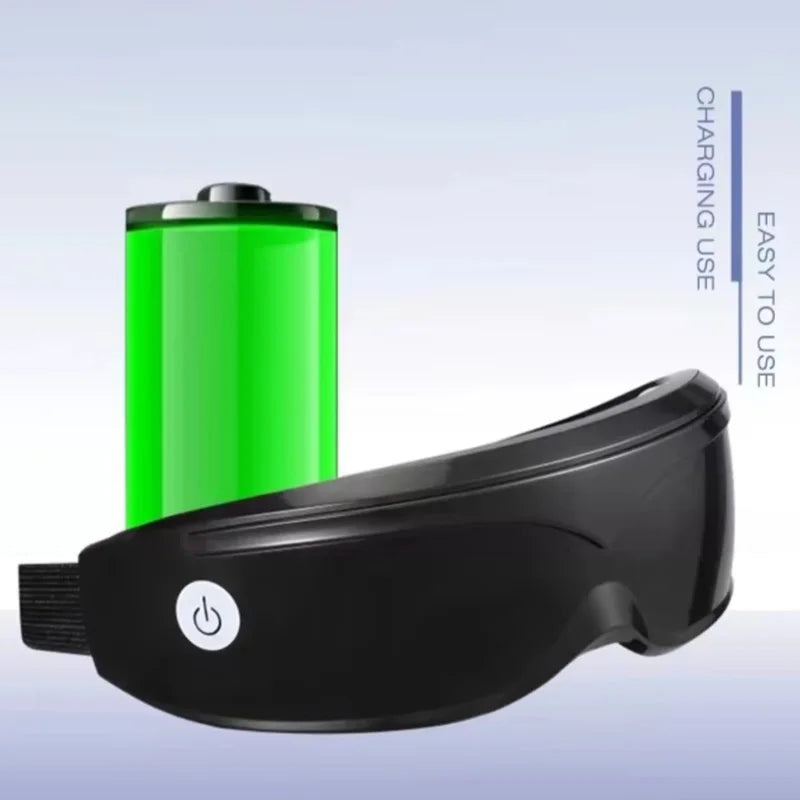 Masajeador Ocular Inteligente con Terapia Magnética y 9 Modos de Vibración para Aliviar la Fatiga Visual