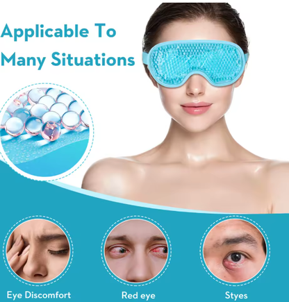 Máscara de Gel Terapéutica para Ojos – Frío y Calor