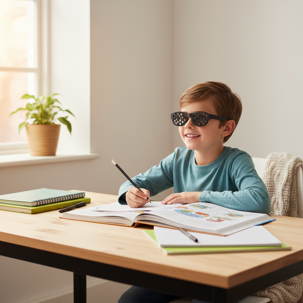 Gafas Estenopeicas para Entrenamiento y Bienestar Visual