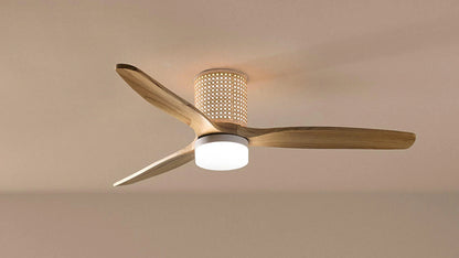 wind calm rattan ventilador de techo